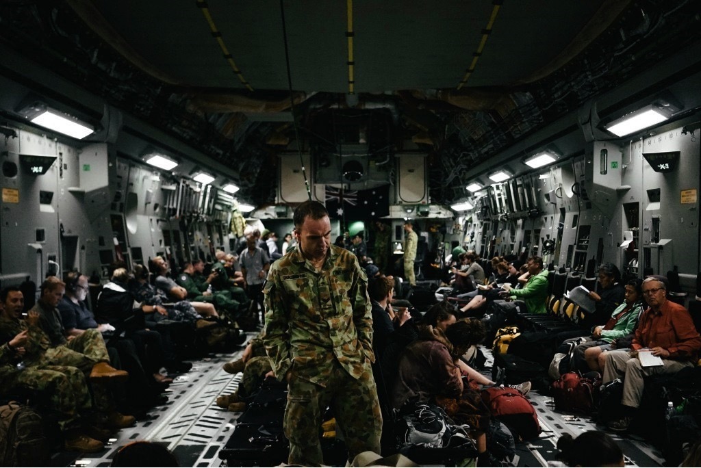 Pictures of an Evacuation from Nepal