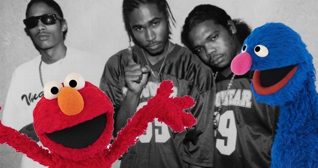 Een of ander genie synchroniseerde Bone Thugs-n-Harmony met Sesamstraat