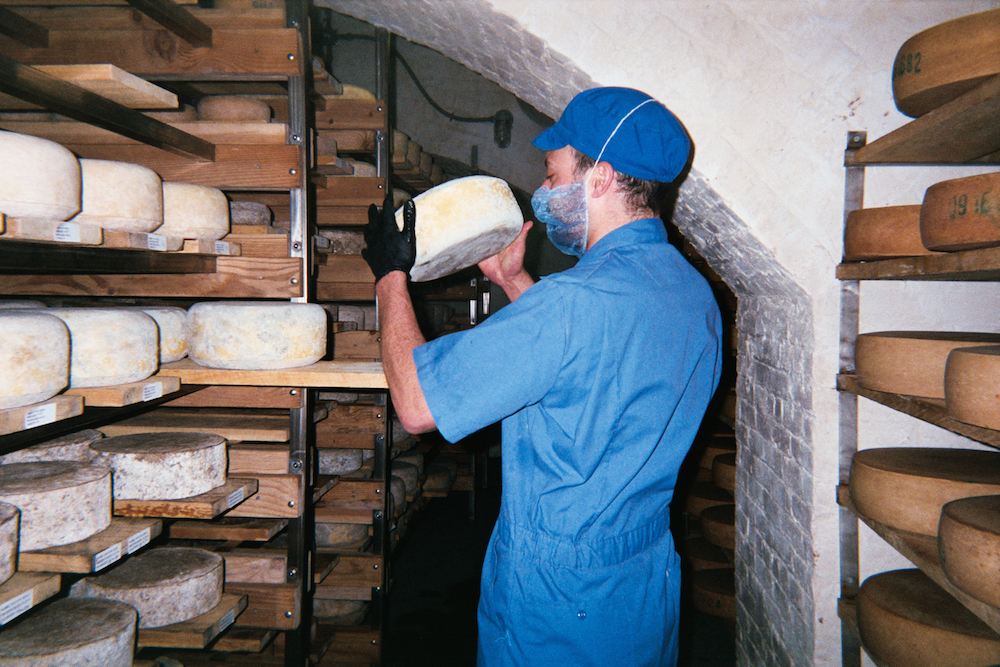 Photos of Fancy Cheese in an Underground ‘Cheese Cave’