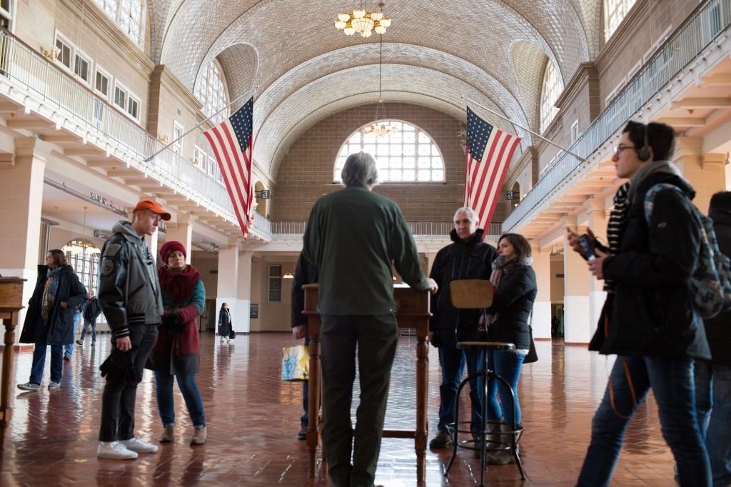 We Asked Tourists at Ellis Island What They Think About Trump’s Immigration Crackdown