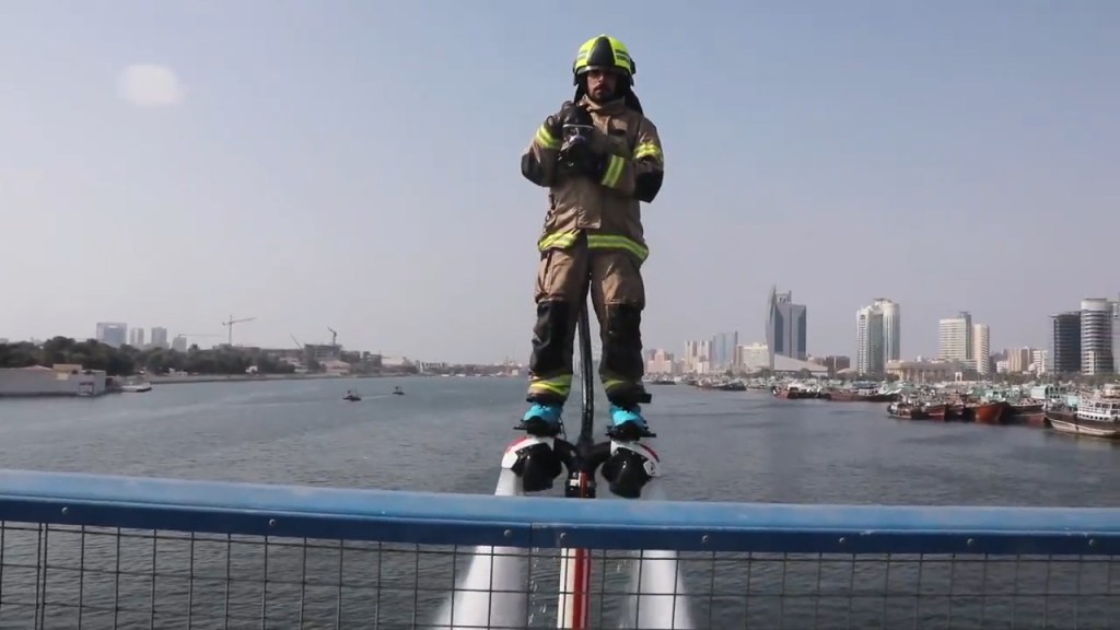 Dubai’s firefighters now have jetpacks