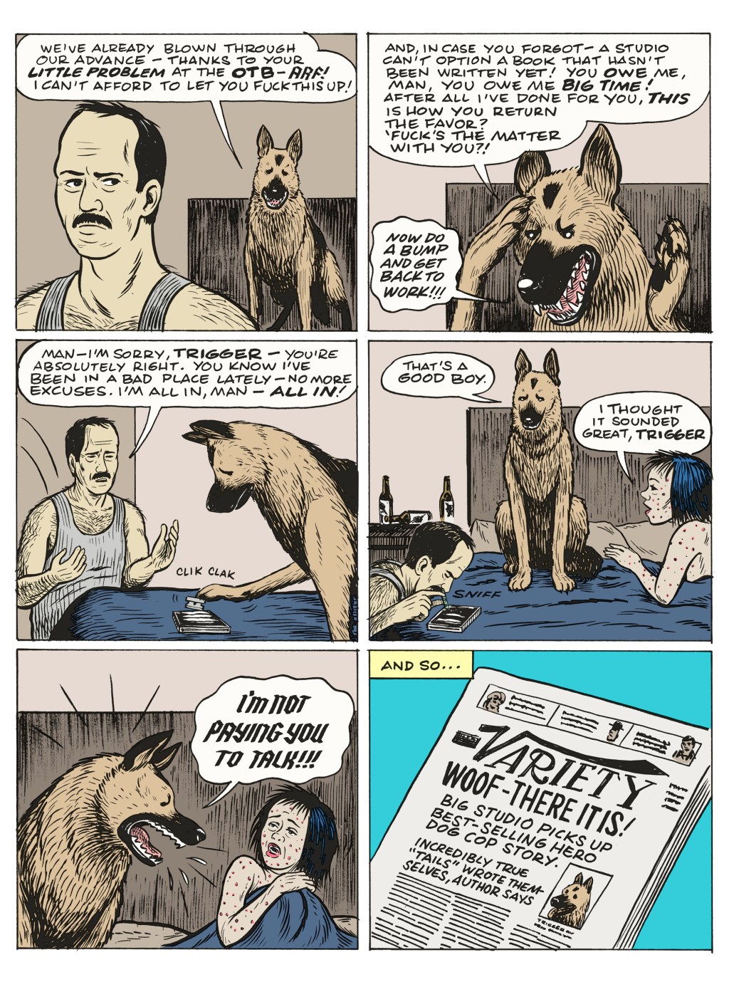 ‘Trigger the Drug Sniffing Dog,’ Today’s Comic by Johnny Sampson