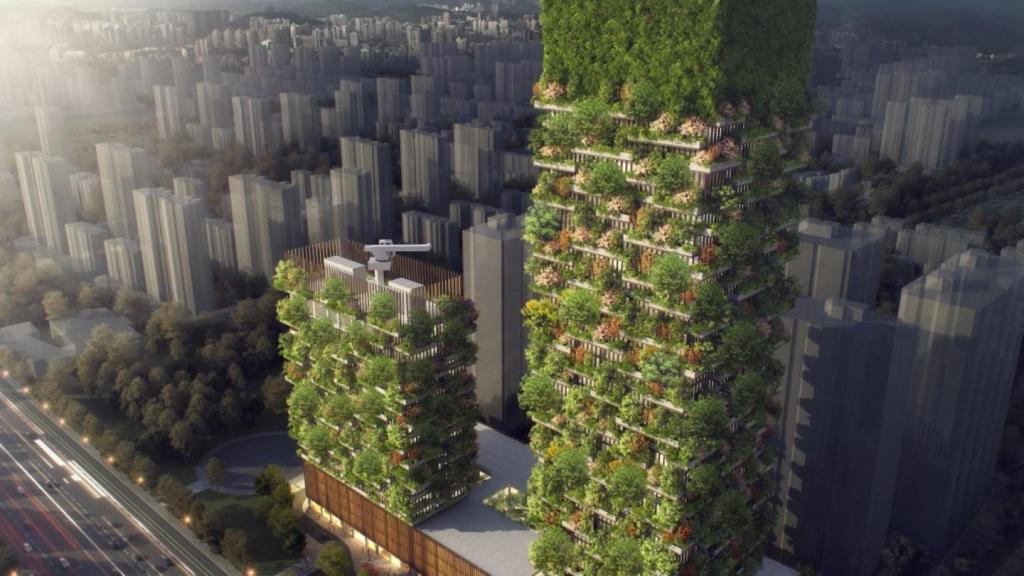 China vrea să crească păduri în blocuri ca să scape de poluare