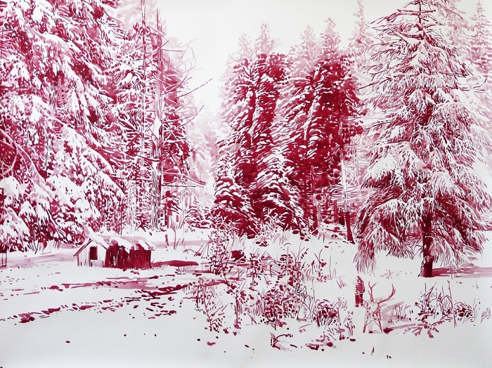 A Haunting Forest Fairy Tale Emerges in Ink and Watercolor Illustrations