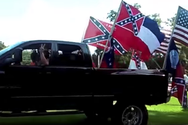 Couple sentenced to combined 19 years in prison over Confederate flags, threats, and slurs at black child’s party