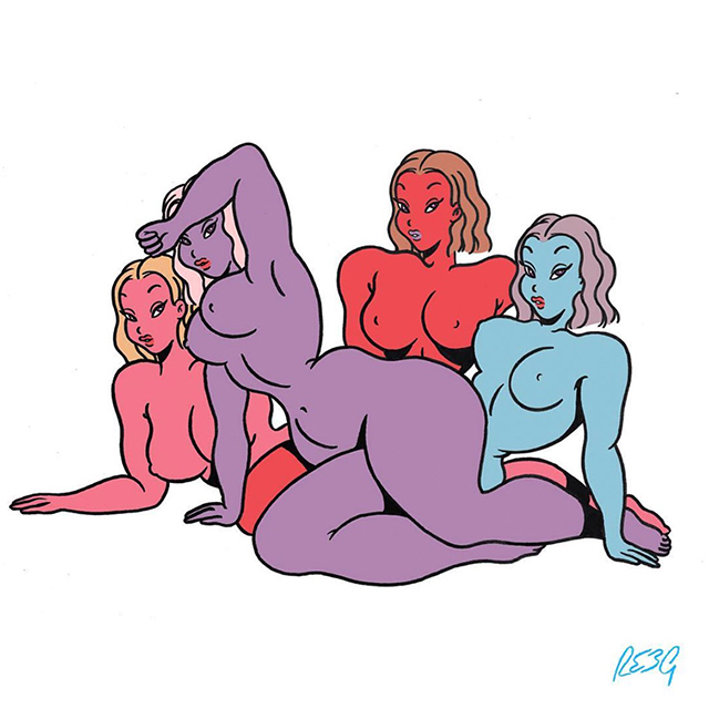 [NSFW] Voluptuous ‘Thicc’ Goddesses Get Their Due in REEG’s Illustrations