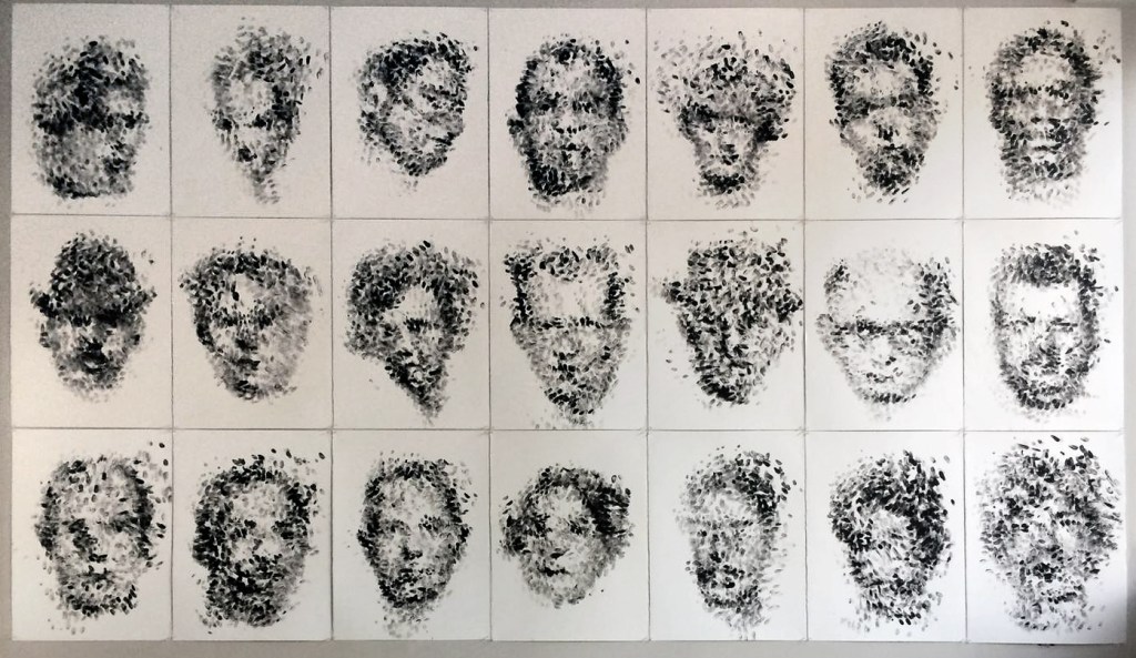 Des portraits de serial killers en empreintes digitales