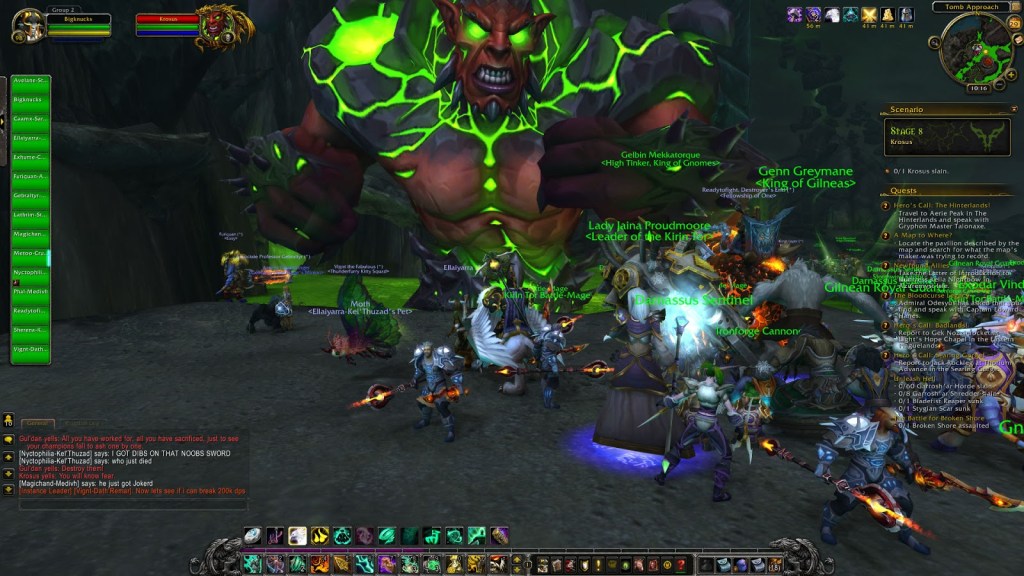 World of Warcraft jusqu’à la mort