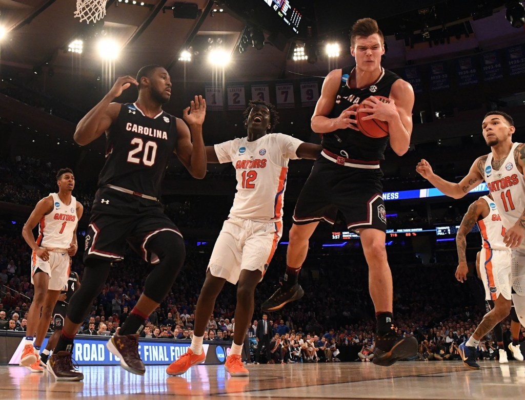 South Carolina’s Maik Kotsar Is This Final Four’s Most Unlikely Participant