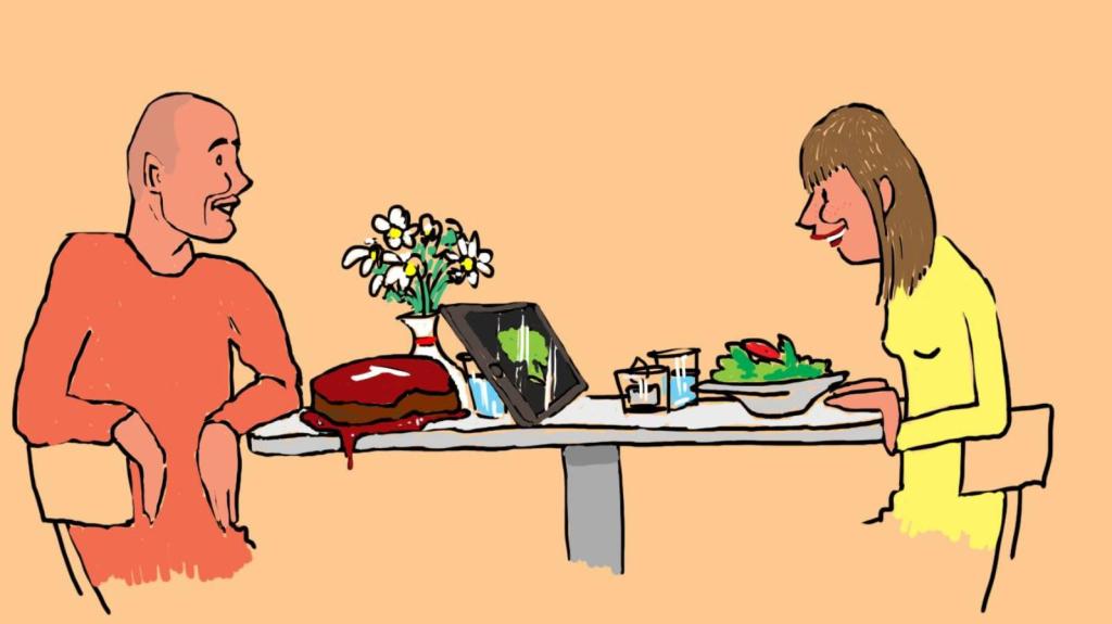 Sådan går det, når en veganer bliver kæreste med en kødæder