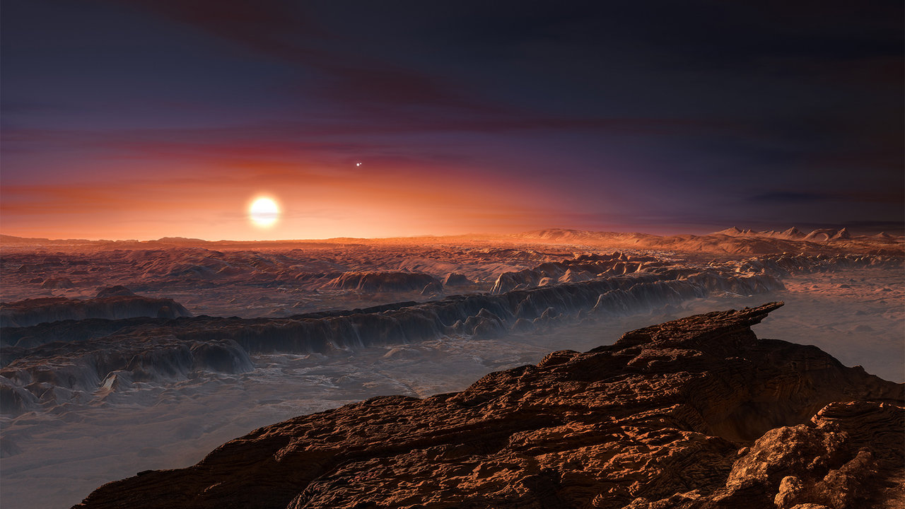 Artist's rendering of Proxima b