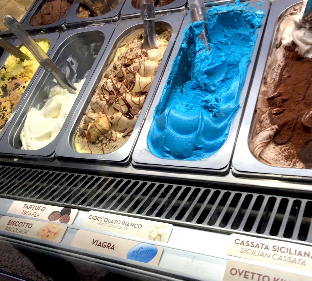 Italiensk gelato med Viagra-smag ophidser internettet