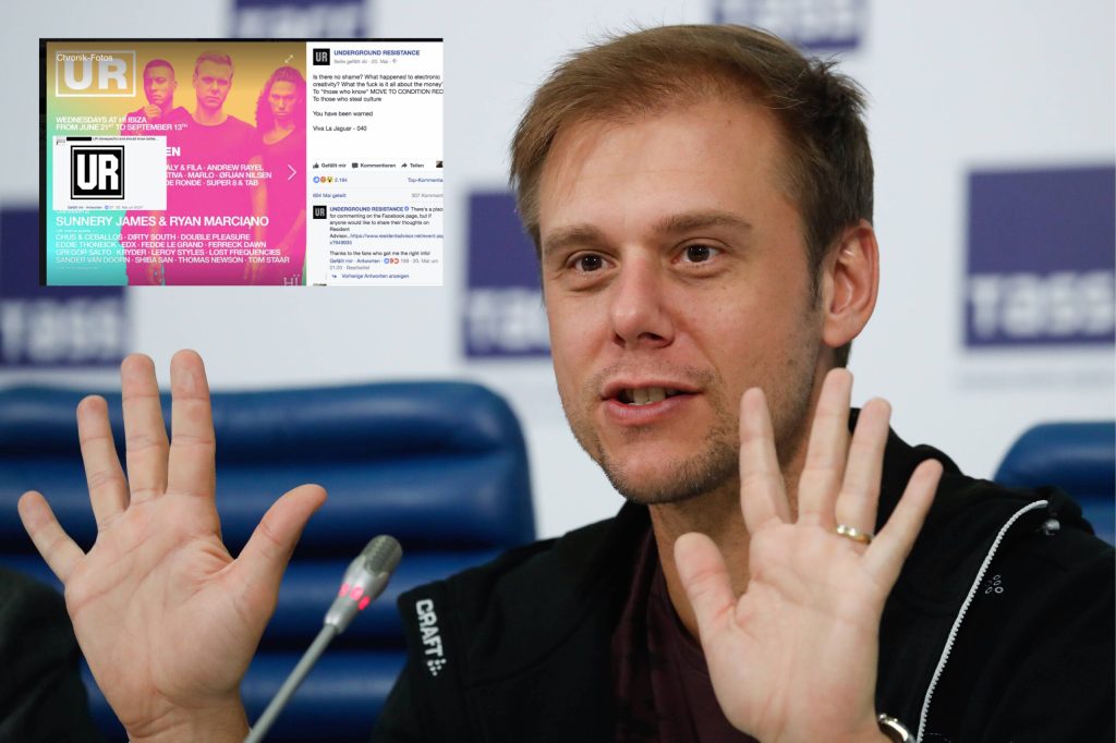 Hat Trance-DJ Armin van Buuren bei Underground Resistance geklaut?