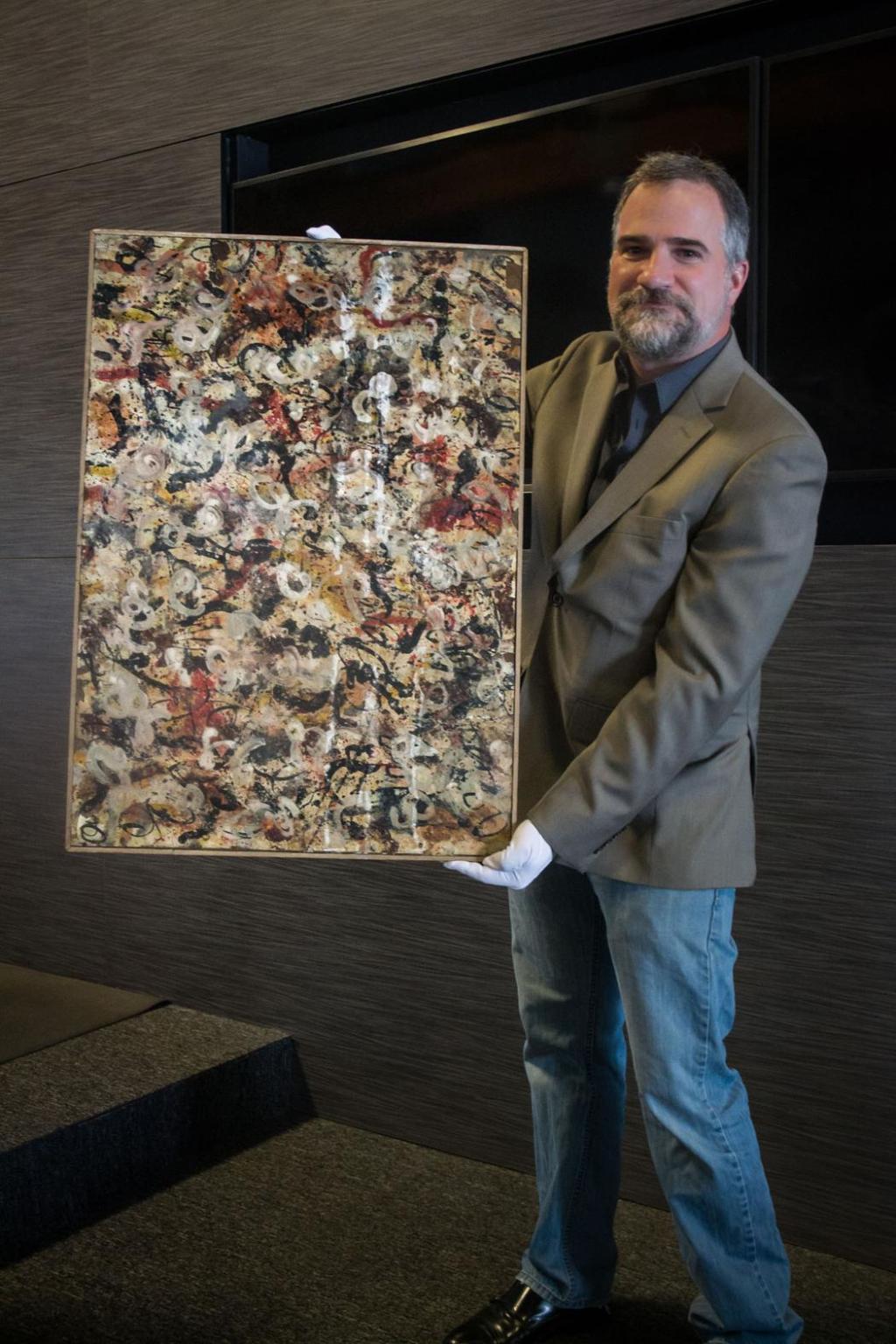 Découvrir un tableau de Jackson Pollock par hasard et gagner 10 millions de dollars