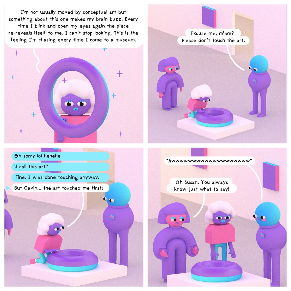‘Susan at the Museum,’ Today’s Comic by Julian Glander