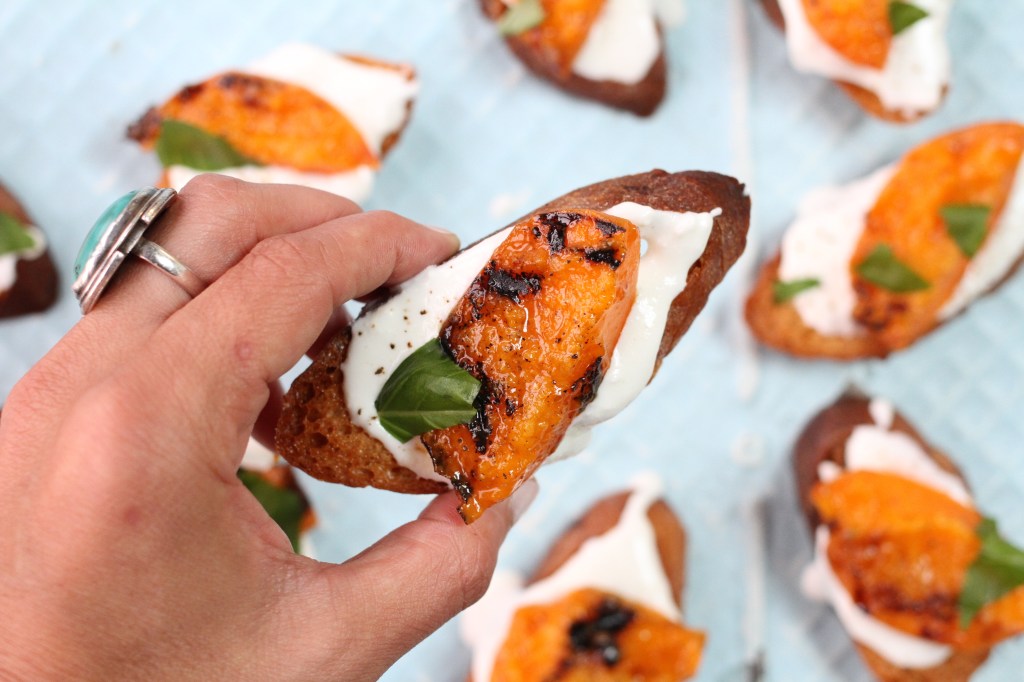 Grilled Apricot Crostini Recipe