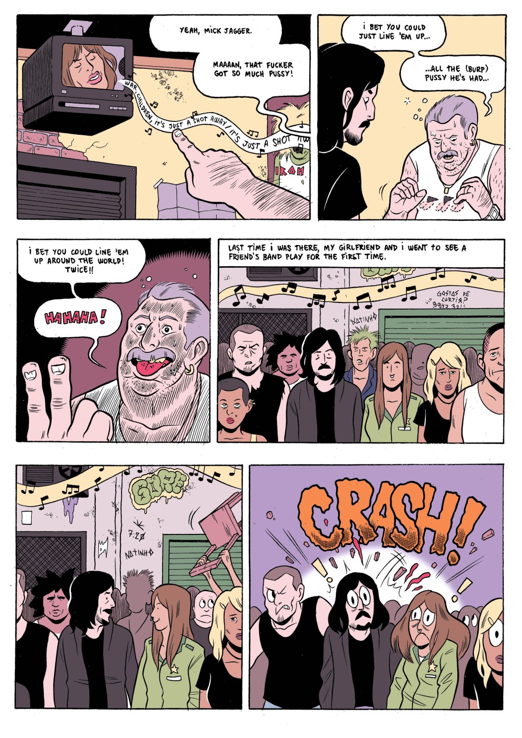 ‘Brazil’s Best Punk Club, the Tarantella,’ Today’s Comic by Pedro D’Apremont