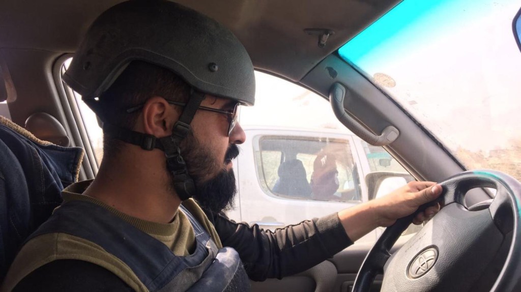 Fixare i Irak om riskerna de tar för rapporteringen om kriget mot IS