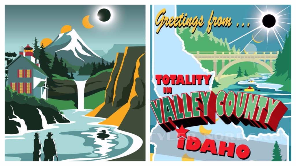 Vintage-Style Posters Celebrate the 2017 Great American Eclipse