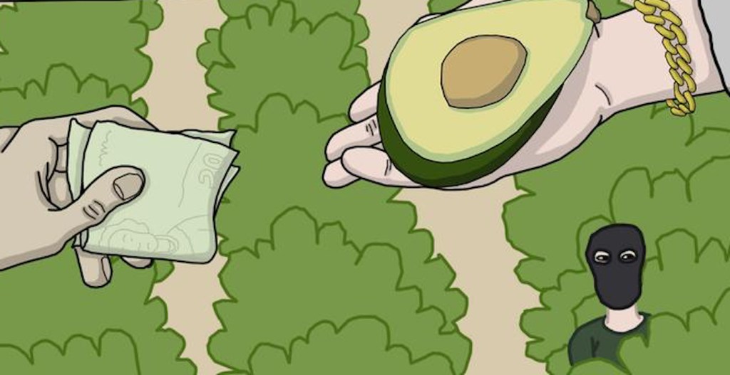 Avocadotyve har skabt et sort marked på Facebook