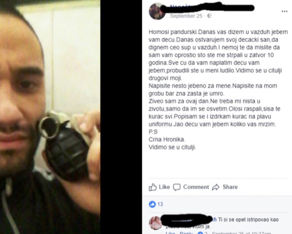 Talačka kriza u Kraljevu uživo na Fejsbuku: presedan u Srbiji