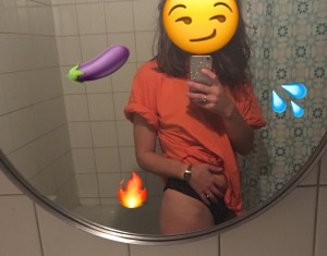 Een anonieme sexy selfie van een bij ons misschien bekend persoon