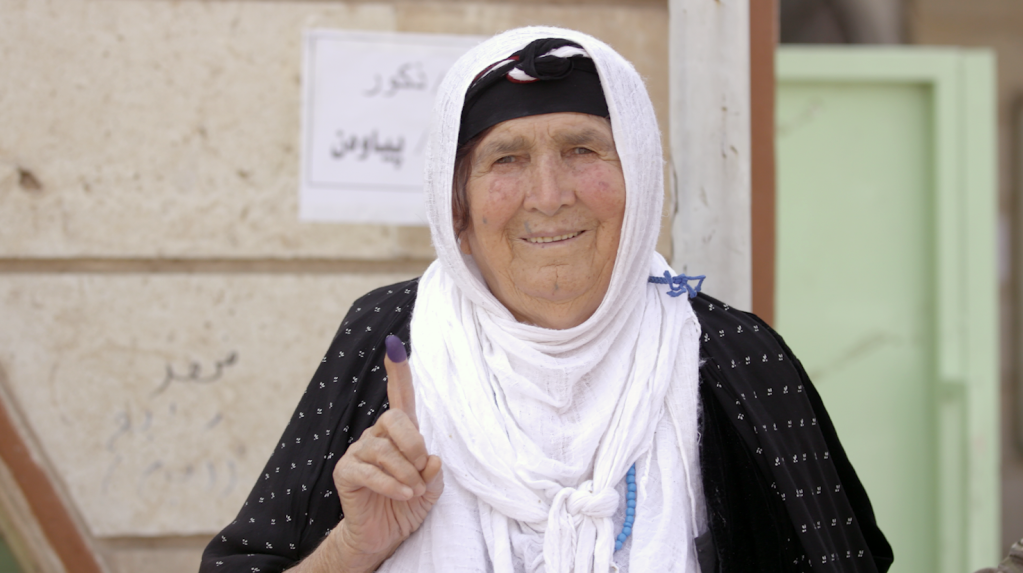 Photos capture gleeful Kurds voting for their independence