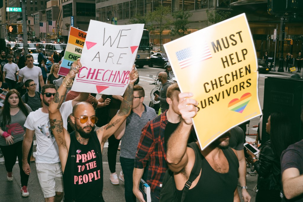 A March for Chechnya This Weekend Rallied All of Gay Instagram