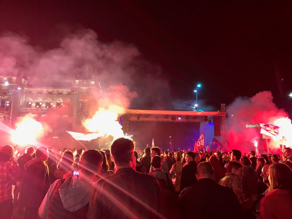 Dan oslobođenja Beograda u duhu protesta
