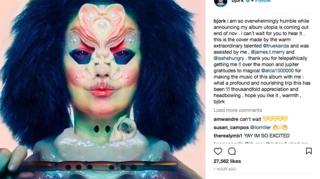 Björk Just Shared Her Out of This World ‘Utopia’ Album Artwork and Release Date