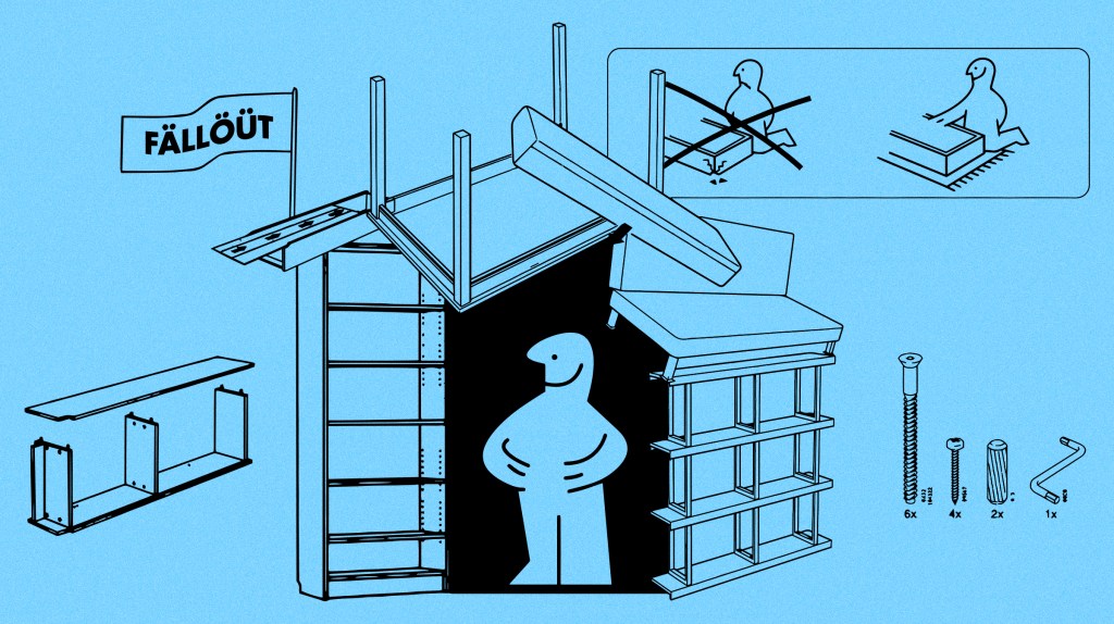 How to Build a Fallout Shelter Using Nothing but IKEA Furniture