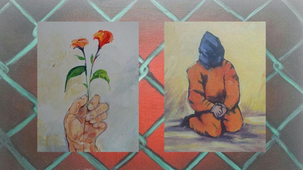 Arta deținuților din penitenciarul folosit de americani pentru teroriști