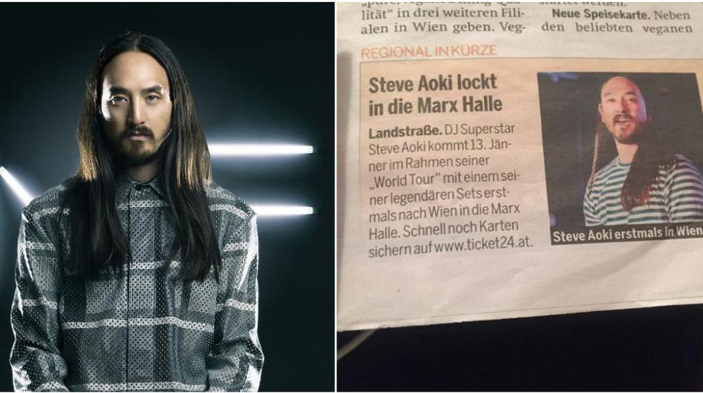 “DJ-Superstar Steve Aoki erstmals in Wien” – Falsche Behauptungen, Fake-DJs und trübe Aussichten für 2018