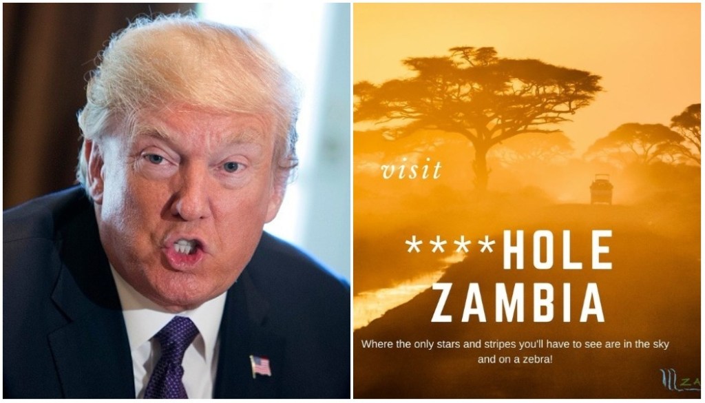 Pojeďte do “shithole countries” aneb jak africké země lákají turisty citacemi Trumpa
