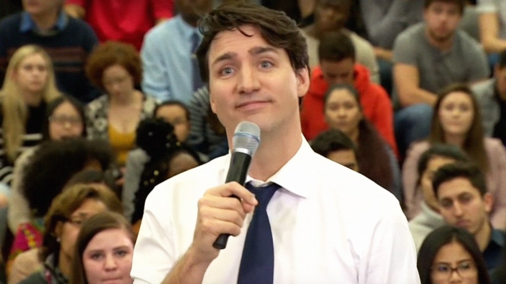 Justin Trudeau a dit « peoplekind » et les médias de droite sont très fâchés!
