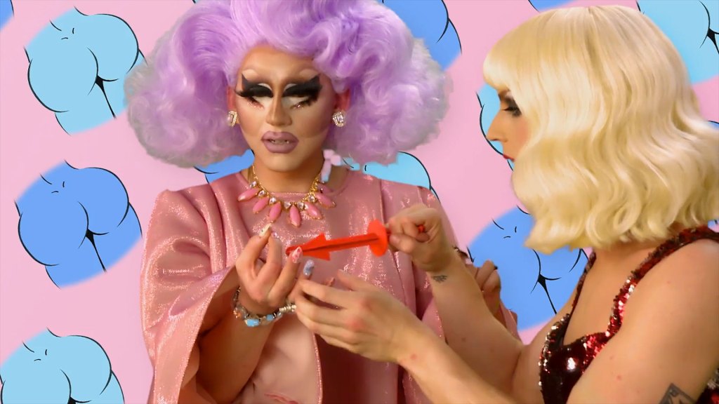 Drag Queens Trixie and Katya Review Butt Stuff