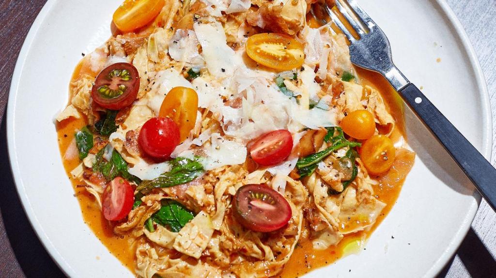 Infuriate the Italians in Your Life with This Tofu Skin ‘Pasta’