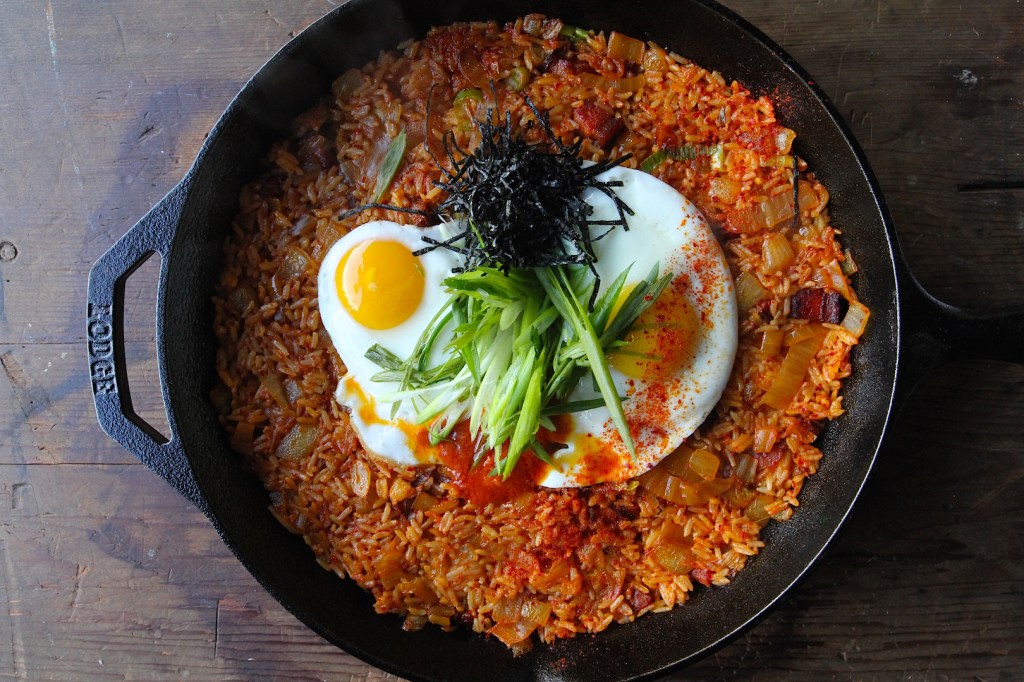 Kimchi and Bacon Fried Rice Recipe