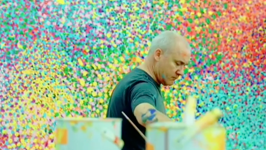 Damien Hirst’s New Paintings Look a Lot Like Aboriginal Desert Art