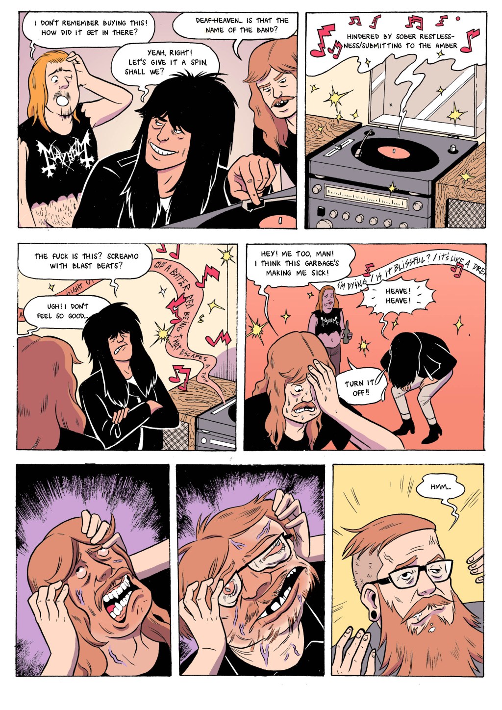 ‘Enlightened Metalheads,’ Today’s Comic by Pedro D’Apremont’s