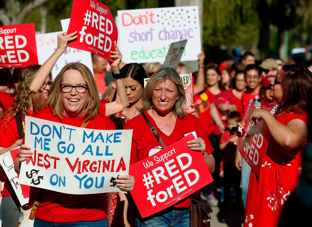 Arizona teachers are so pissed about their pay, they organized their state’s first walkout
