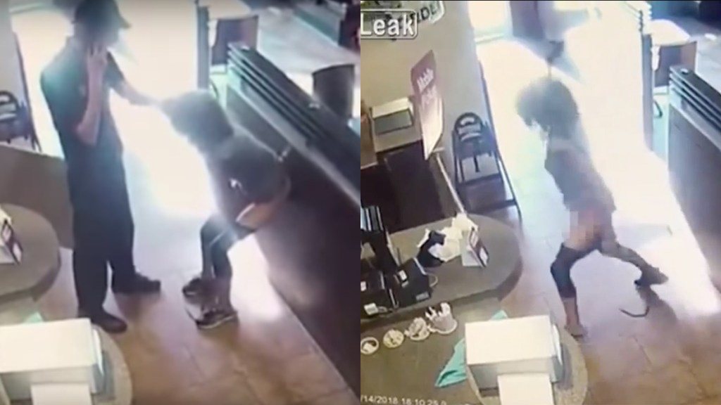 We weten eindelijk waarom die boze vrouw in een restaurant poepte