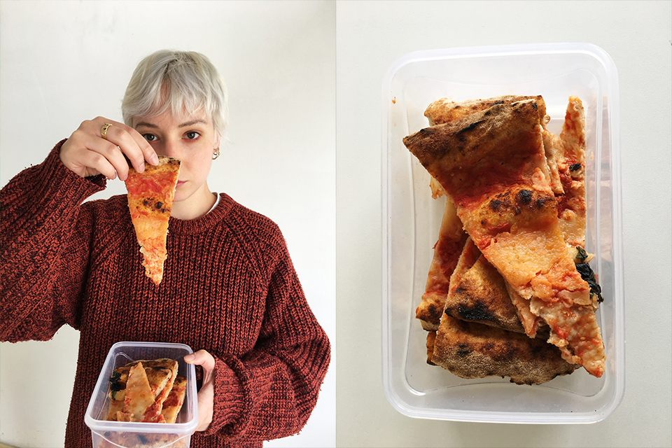 Real Schiscette: la pizza della sera prima