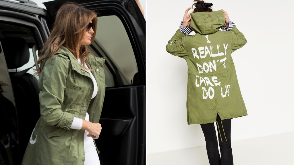Melania Trump tinha plena noção da insensível mensagem na sua jaqueta