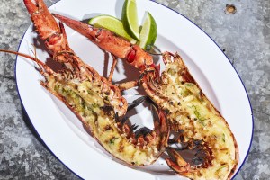 Grilled Lobster with Miso Butter Recipe
