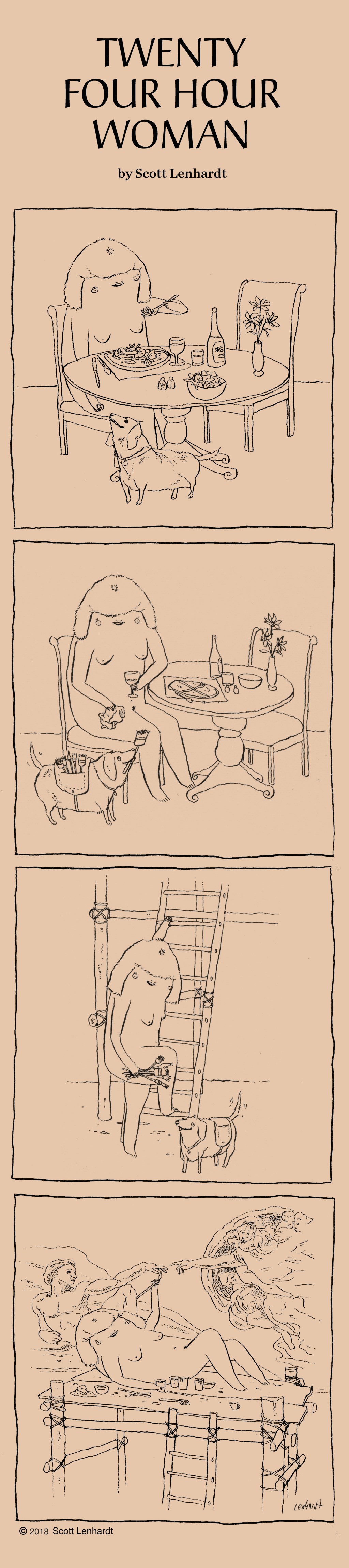 ‘Sistine Table,’ Today’s Comic by Scott Lenhardt