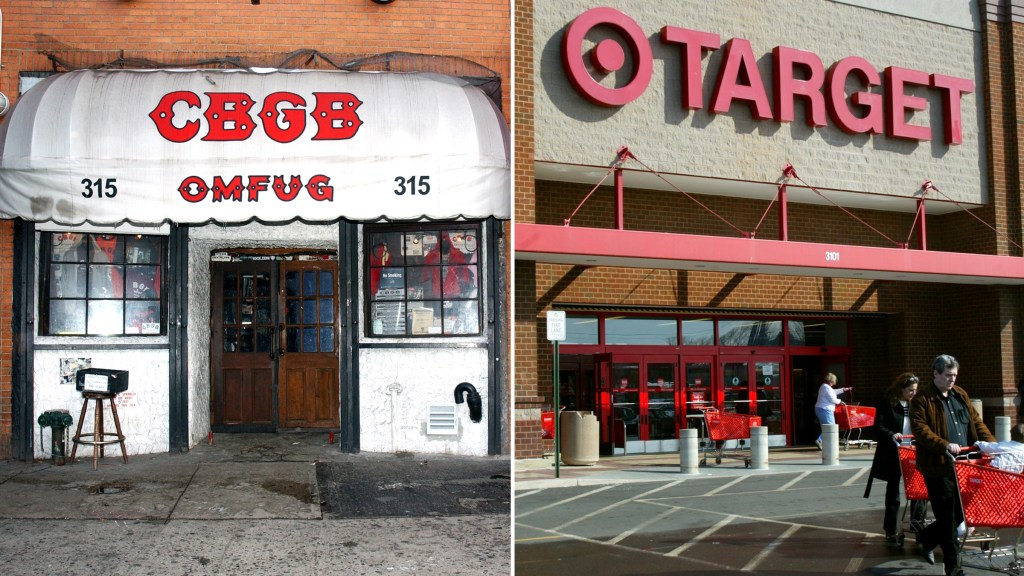 A loja de departamento com temática do CBGB é o auge do capitalismo tardio
