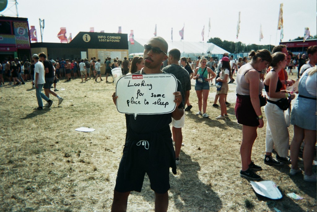 Je me suis rendu au Pukkelpop sans argent, sans tente et bien sûr sans potes