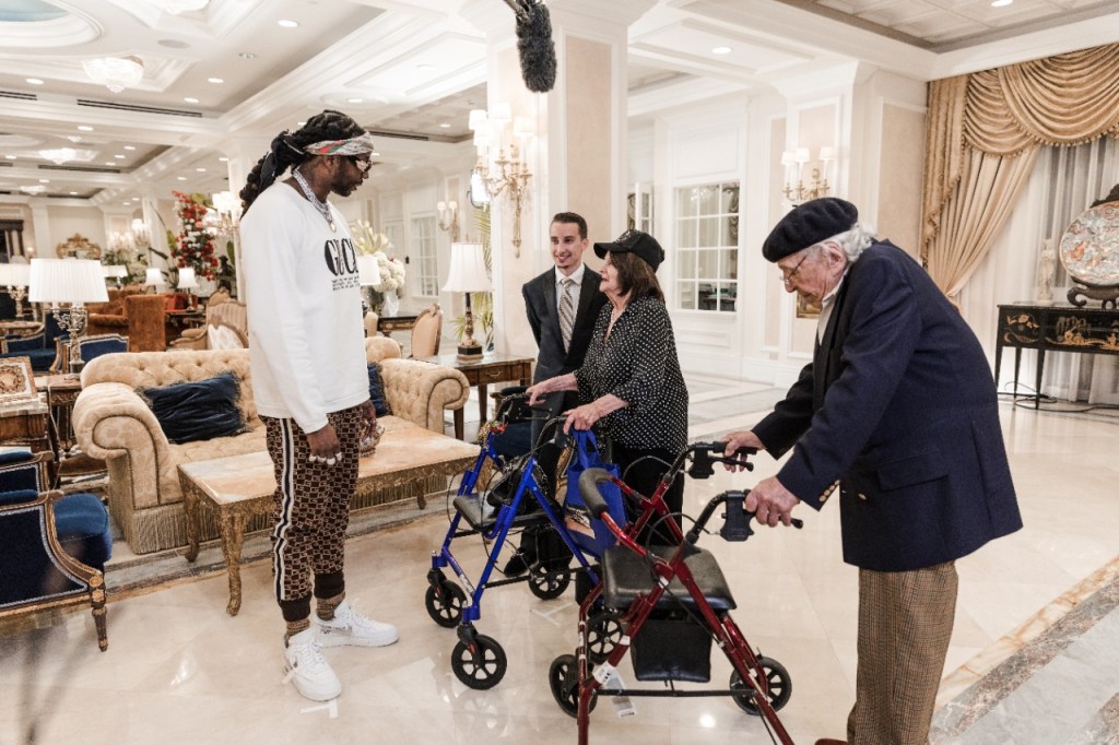 2 Chainz Visits Senior Citizens Living It Up at a Bougie Retirement Home
