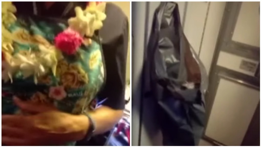 Während dieses Höllenflugs mussten die Passagiere in Mülltüten und Flaschen pinkeln